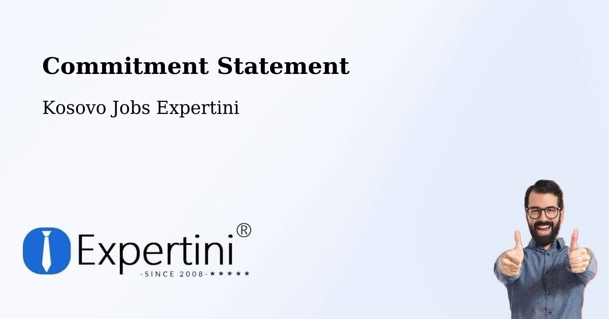 Corporate Commitment – Skenderaj - Kosovo Jobs Expertini