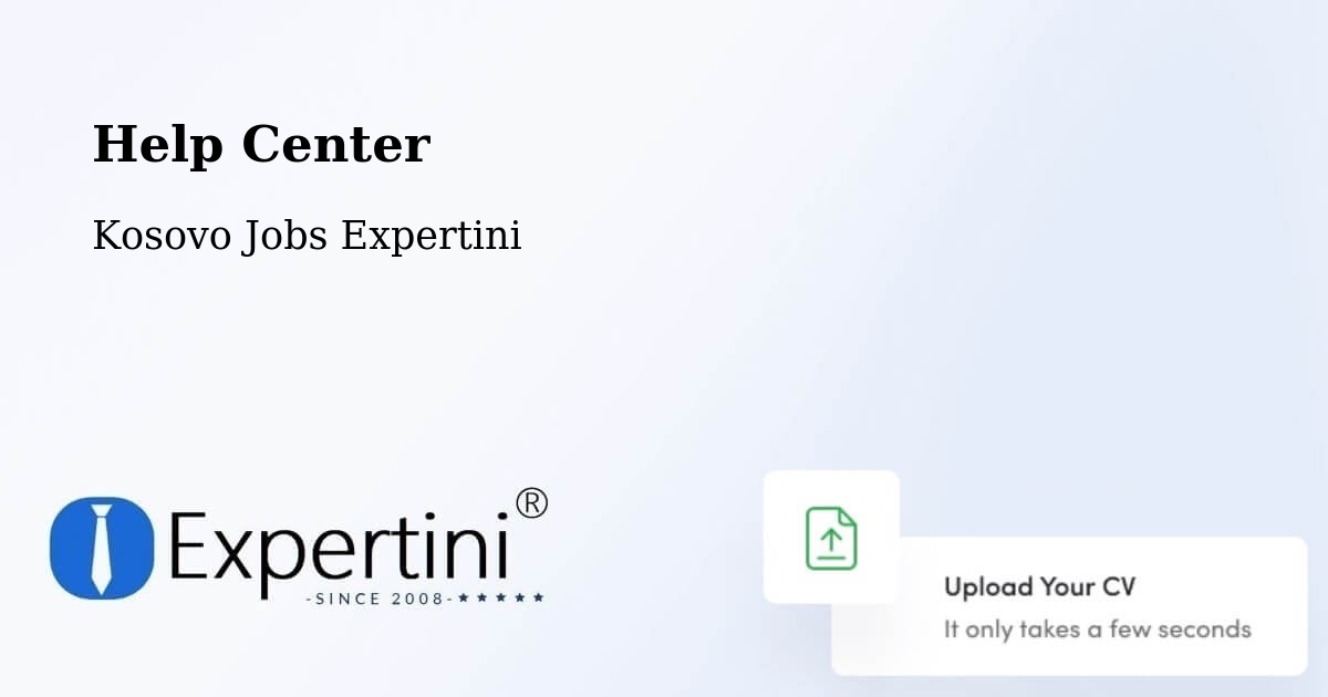Help Center – Skenderaj - Kosovo Jobs Expertini